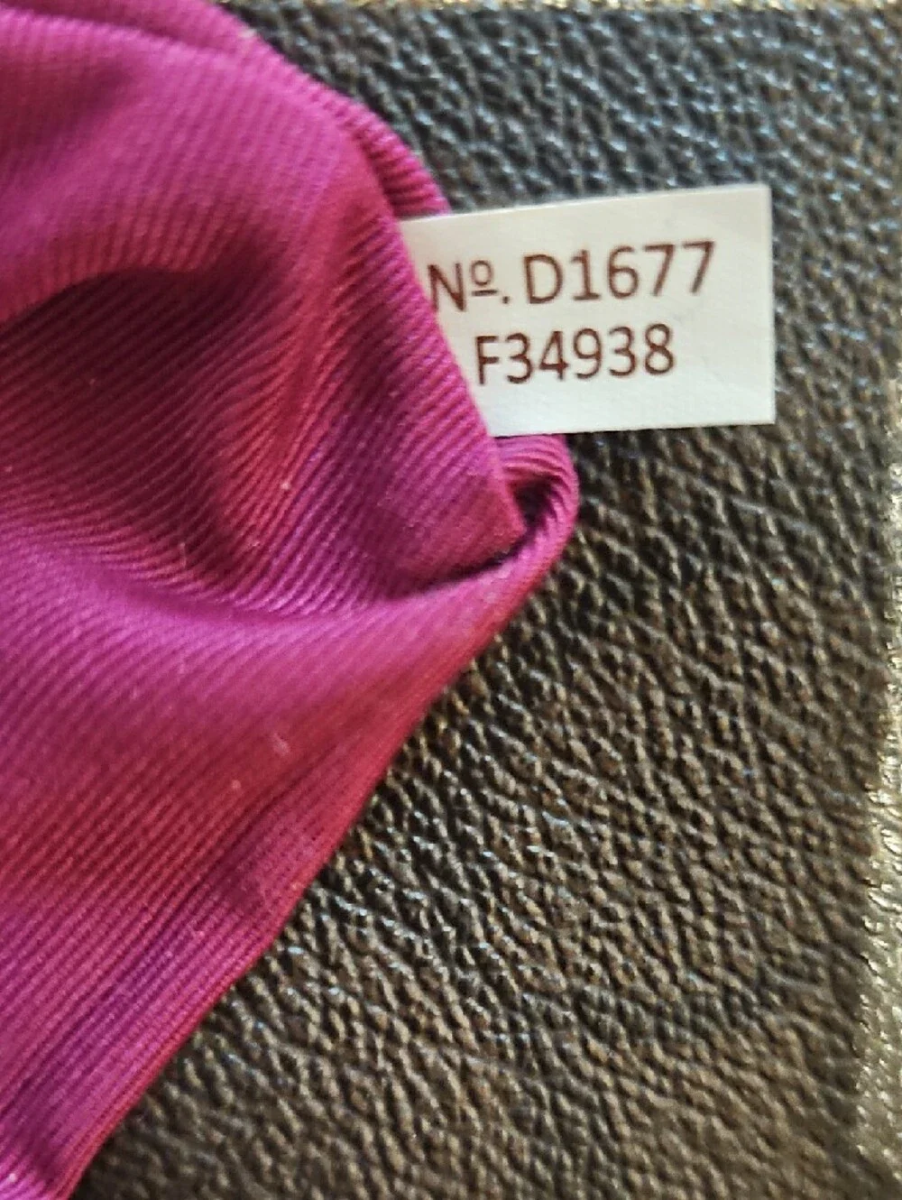 Coach Signature File Bag Brown Fuchsia Coated Canvas Crossbody Shoulder F34938